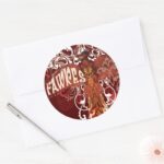 Fawkes Spread Wings Classic Round Sticker