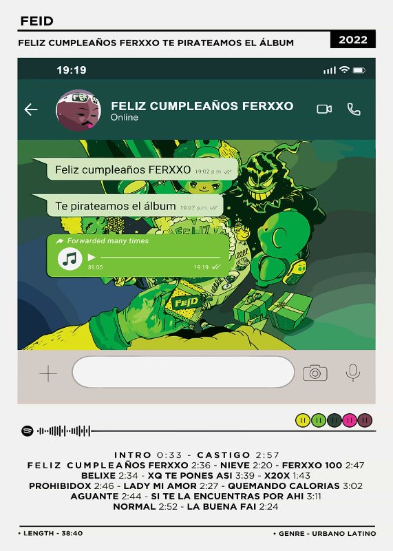 Feid Album Music Poster