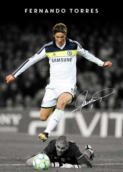 Fernando Torres Football Poster