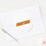 Firestorm Logo Classic Round Sticker