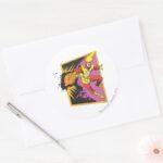 Firestorm Strikes Classic Round Sticker