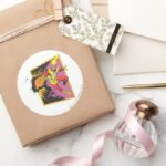 Firestorm Strikes Classic Round Sticker