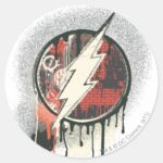 Flash Twisted Innocence Symbol Classic Round Sticker