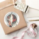 Flash Twisted Innocence Symbol Classic Round Sticker