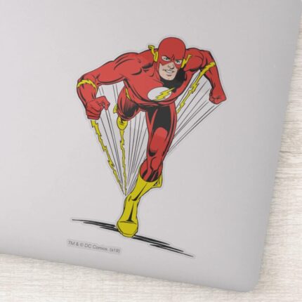 Flash Runs Forward Sticker