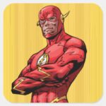 Flash Standing Square Sticker
