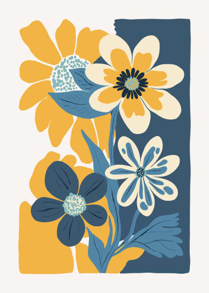 Floral Illustration Poster