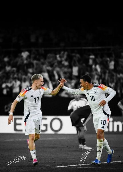 Florian Wirtz And Jamal Musiala Football Poster