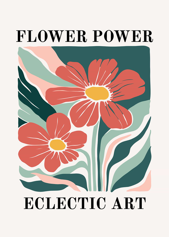 Flower Power Art Print Poster