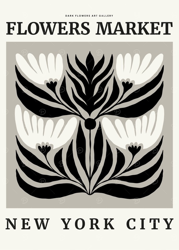 Flowers Market NYC Poster Poster