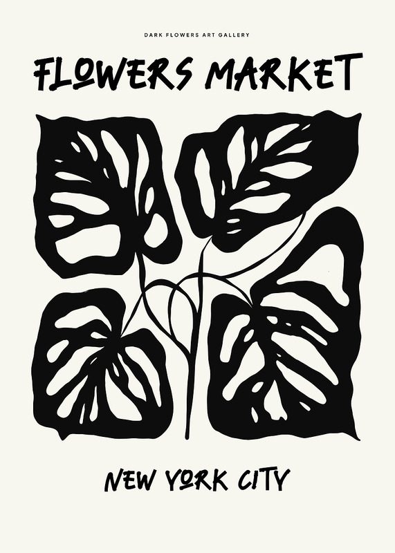 Flowers Market NYC Poster