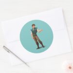 Flynn Classic Round Sticker