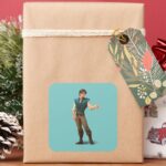 Flynn Square Sticker