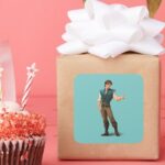 Flynn Square Sticker