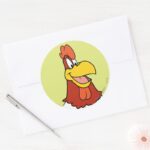 Foghorn Leghorn Closeup Classic Round Sticker