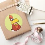 Foghorn Leghorn Closeup Classic Round Sticker