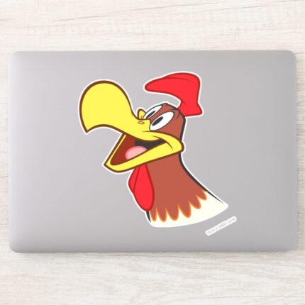 Foghorn Looking Up Sticker