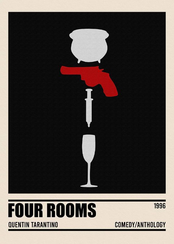 Four Rooms Minimalist Poster