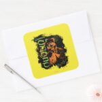 Fozzie Bear Dublin Square Sticker