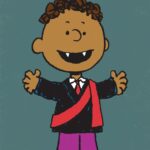 Franklin Vampire Halloween Peanuts Poster