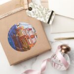 Fred And George At Weasleys Wizard Wheezes Classic Round Sticker