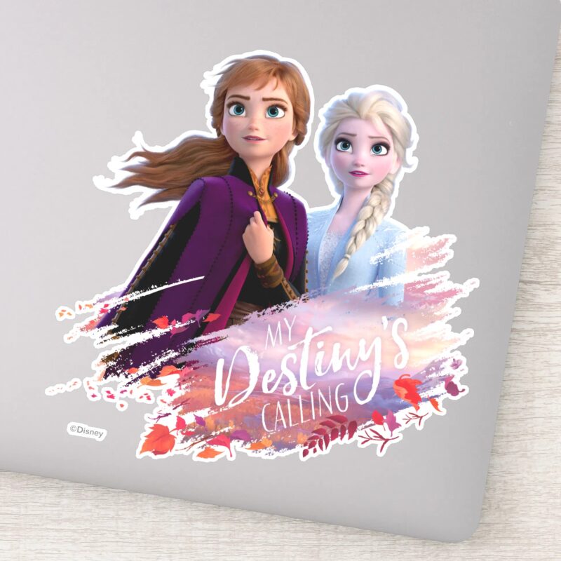 Frozen 2 Anna Elsa My Destinys Calling Sticker