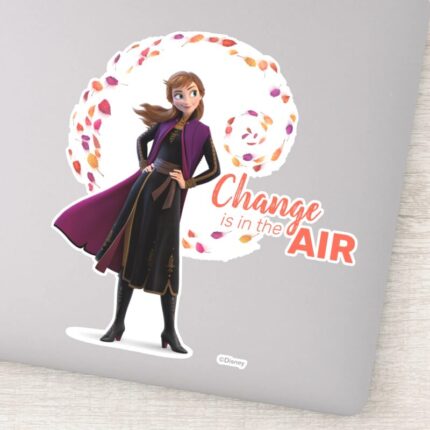 Frozen 2 Anna Change Is In The Air Sticker
