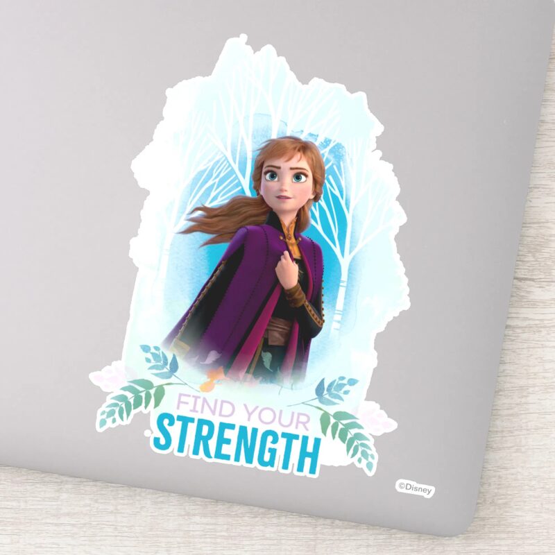 Frozen 2 Anna Find Your Strength Sticker