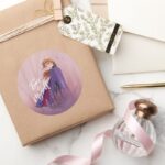 Frozen 2 Anna True To Myself Classic Round Sticker