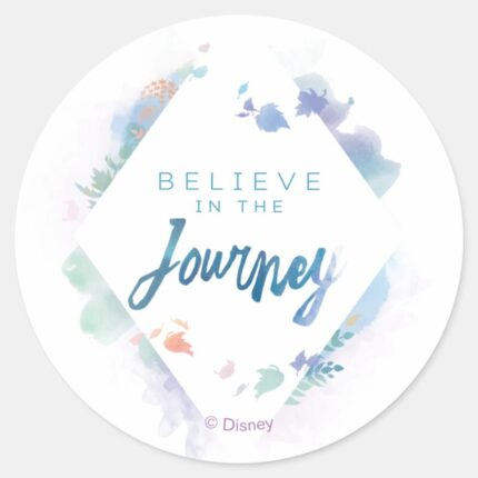 Frozen 2 Believe In The Journey Classic Round Sticker