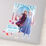 Frozen 2 Elsa Anna Olaf Believe Sticker