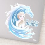 Frozen 2 Elsa The Nokk Portrait Sticker