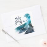 Frozen 2 Elsa Believe In The Journey Square Sticker