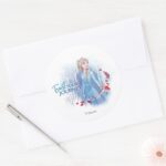 Frozen 2 Elsa Trust Your Journey Classic Round Sticker