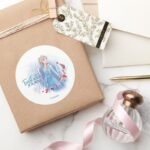 Frozen 2 Elsa Trust Your Journey Classic Round Sticker