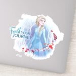 Frozen 2 Elsa Trust Your Journey Sticker