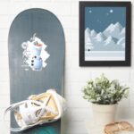Frozen 2 Olaf With Stylized Name Graphic Sticker