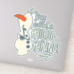 Frozen 2 Olaf Im Philosophizing Sticker