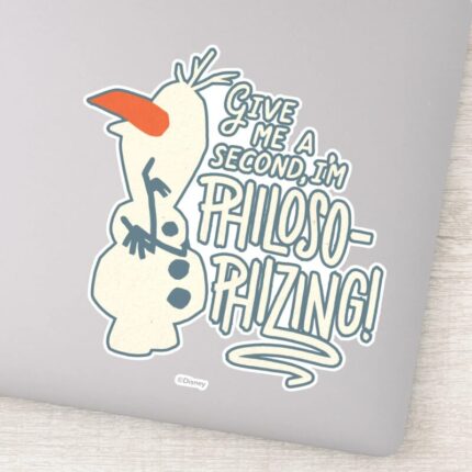 Frozen 2 Olaf Im Philosophizing Sticker