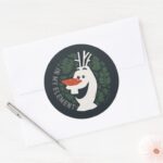 Frozen 2 Olaf In My Element Classic Round Sticker