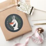 Frozen 2 Olaf In My Element Classic Round Sticker