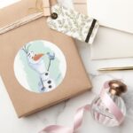 Frozen 2 Olaf Nature Is Magical Classic Round Sticker