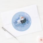 Frozen 2 Olaf Snow It All Classic Round Sticker