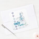 Frozen 2 The Forest Is Awakened Square Sticker