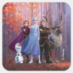 Frozen 2 A Bond Like No Other Square Sticker