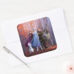 Frozen 2 A Bond Like No Other Square Sticker