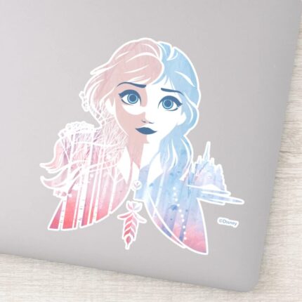 Frozen 2 Anna Born This Way Sticker