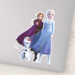 Frozen 2 Anna Elsa Olaf Sticker