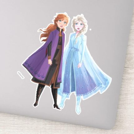 Frozen 2 Anna Elsa A Journey Together Sticker