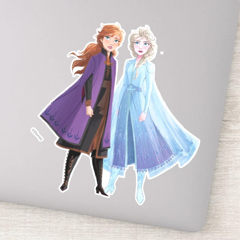 Frozen 2 Anna Elsa A Journey Together Sticker